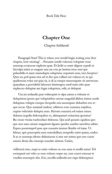 Interior Book Templates